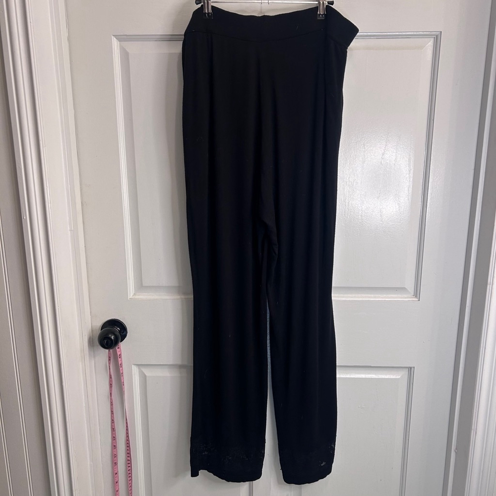 Women's Rhonda Shear Pants, L, Black lace